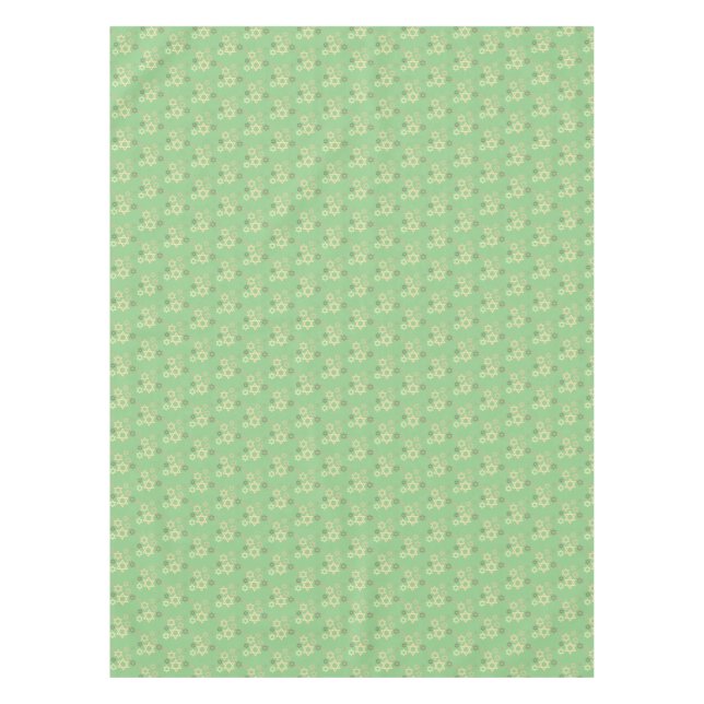 Toalha De Mesa Estrela Verde da Passover Springtime de David Tabl (Frente)