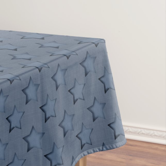Toalha De Mesa Estrelas azuis (Posição Original)