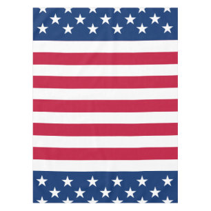 Toalha De Mesa Estrelas e faixas de bandeira americanas
