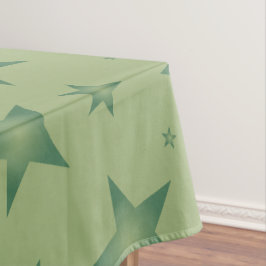 Toalha De Mesa Estrelas Elegante e Na moda em Verde Sage