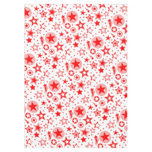 Toalha De Mesa Estrelas Tatuagens Vermelhas + suas ideias