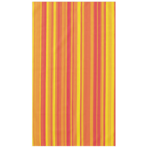 Toalha De Mesa Estrias Amarelas Vermelhas Laranja