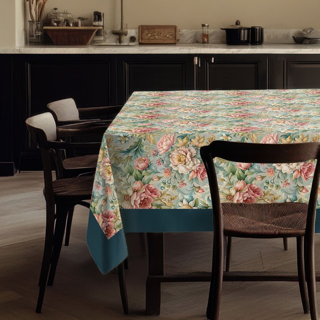 Toalha De Mesa Eterno Rococo Tapeçaria Sofisticada (Timeless Rococo Tapestry Sophisticated Touch Tablecloth)