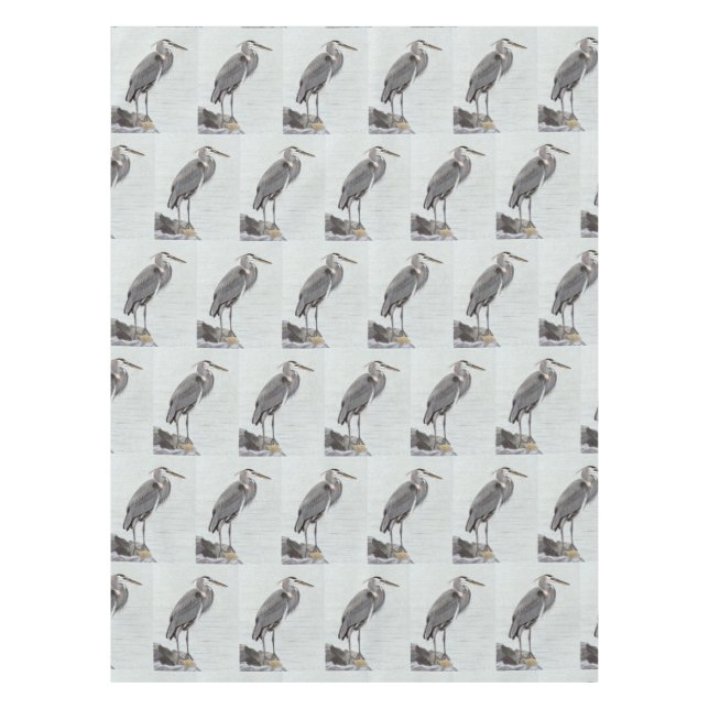 Toalha De Mesa Excelente Blue Heron (Frente)