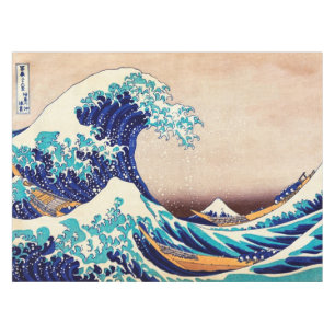 Toalha De Mesa Excelente Wave Off Kanagawa Japonês Vintage Fine A