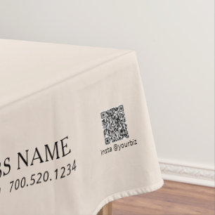 Toalha De Mesa Exposição de Artesanato com Logotipo da Empresa Be