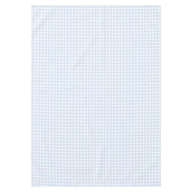 Toalha De Mesa F & L Blue Gingham (Frente)
