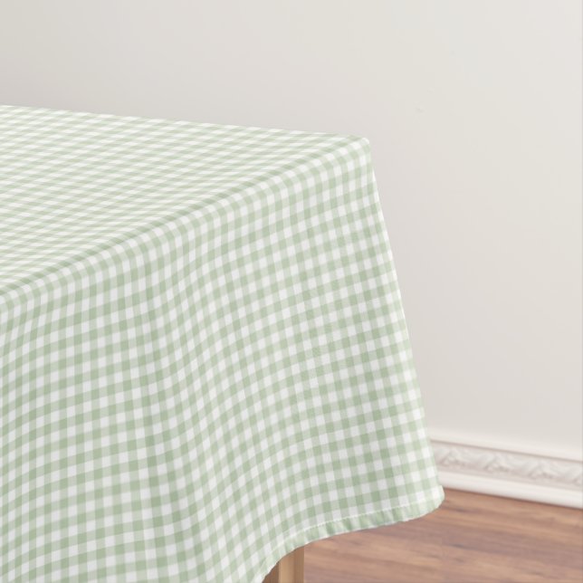 Toalha De Mesa F & L Gingham Verde Escuro (Posição Original)