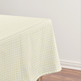 Toalha De Mesa F & L Yellow Gingham