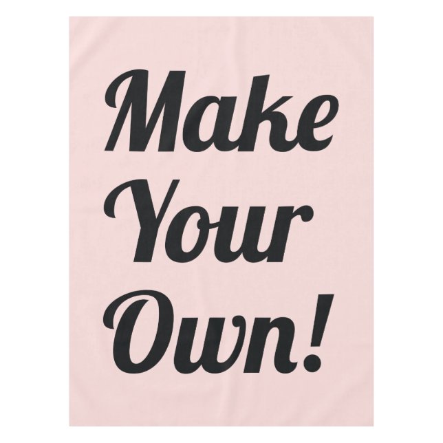 Toalha De Mesa Faça um costume impresso (Frente)