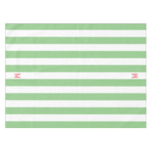 Faixa Verde Cabana e Monograma Rosa Personalizado