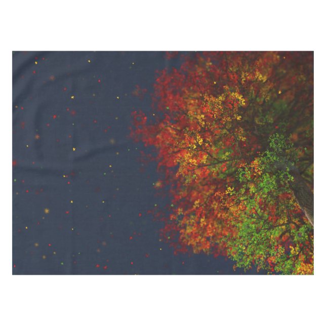 Toalha De Mesa Falling Rainbow Tablecloth (Frente (Horizontal))