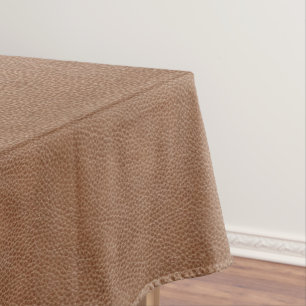 Toalha De Mesa Falso Brown natural de couro