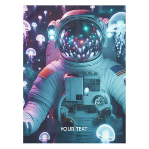 Toalha De Mesa Fantasy Astronauta Gelyfish Space