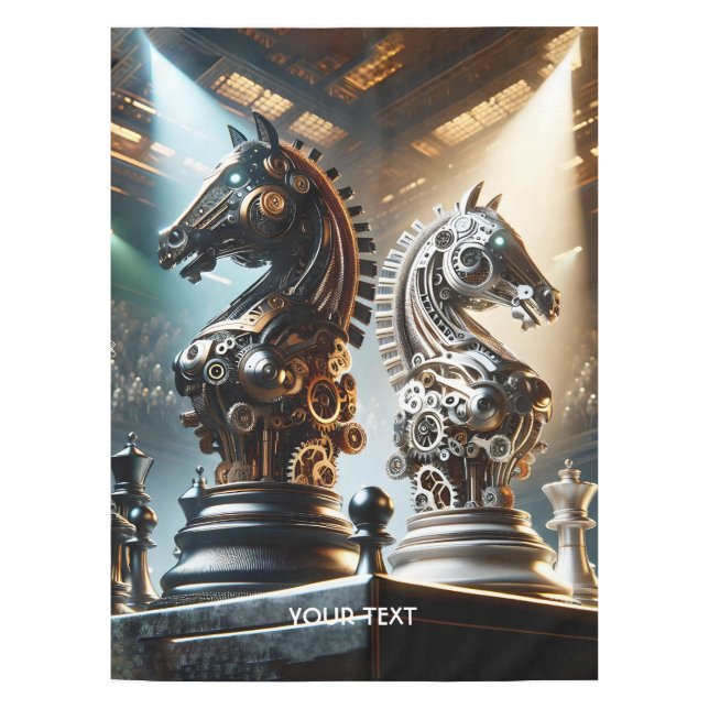 Toalha De Mesa Fantasy - Bonitas peças de cavalaria (Frente)