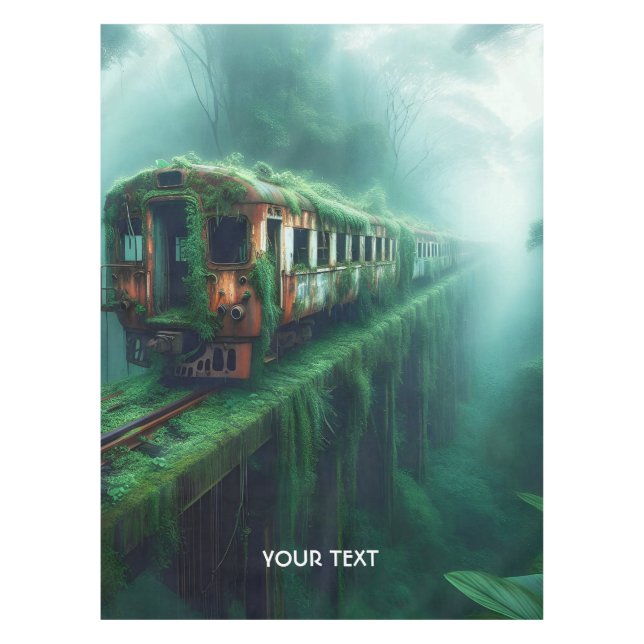 Toalha De Mesa Fantasy - Comboio Velho e Bonito (Frente)