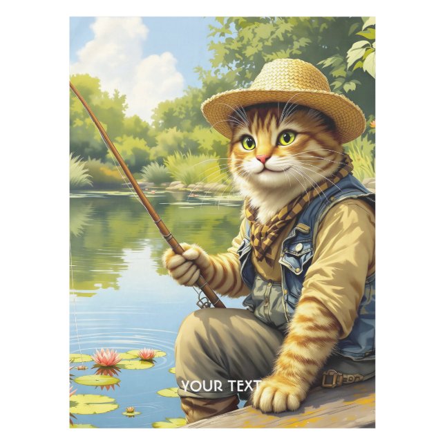 Toalha De Mesa Fantasy Cute Lake Fish (Frente)