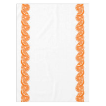 Fatia de Laranja Cítrica de Verão Elegante Bordadu