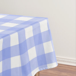 Toalha De Mesa Faye e Lauren Xadrez Azul