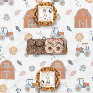 Toalha De Mesa Fazenda Animal Barnyard Patterno Aniversário