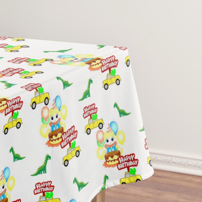 Toalha De Mesa Feliz Aniversário Tablecloth Alligator (Posição Original)