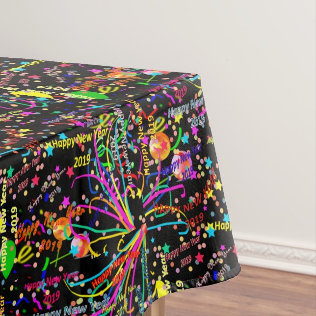 Toalha De Mesa Feliz ano novo de Tablecloth 2019 (Posição Original)