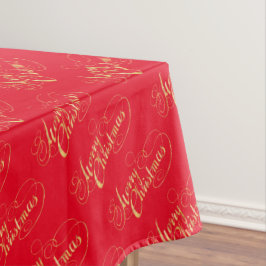 Toalha De Mesa Feliz Natal (DOURADO)
