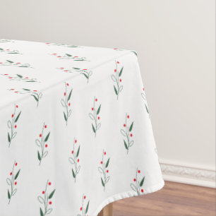 Toalha De Mesa Feliz Natal vermelho e verde