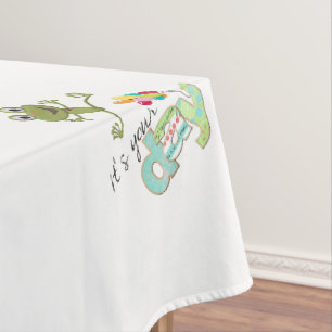 Toalha De Mesa Feliz Sapo de Tablecloth de Aniversário É o seu Di