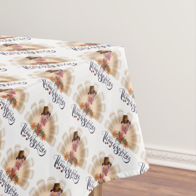 Toalha De Mesa Feliz Tablecloth de Ação de Graças (Posição Original)