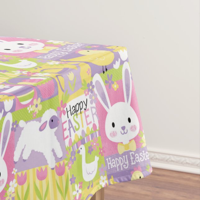 Toalha De Mesa Felz pascoa (Posição Original)