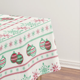 Toalha De Mesa Feriado de Padrão de Suéter de Natal Feio