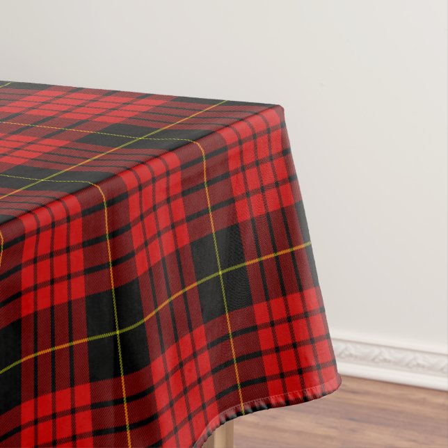 Toalha De Mesa Feriado de Xadrez Red Tartan (Posição Original)