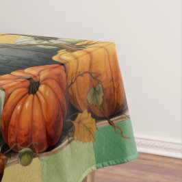 Toalha De Mesa Festa de Abóbora Dia das Bruxas Dia de Ação de Gra