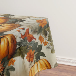 Toalha De Mesa Festa de Abóbora Festa de Ação de Graças Outono N.