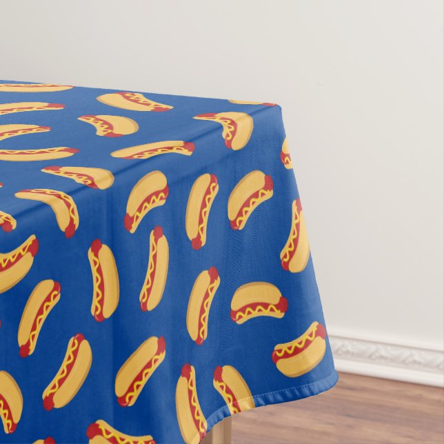 Toalha De Mesa Festa de Aniversário de criança de Cachorro Quente (Posição Original)