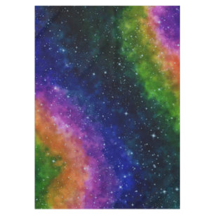 Toalha De Mesa Festa de aniversário de Galáxia Colorida