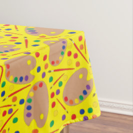 Toalha De Mesa Festa de aniversário de Pintura, Criança Cuta