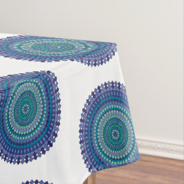 Toalha De Mesa Festa de aniversário Verde Negra Azul Mandala