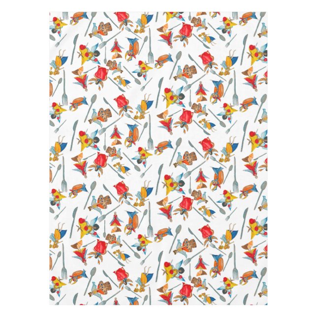 Toalha De Mesa festa de fada comida (Frente)