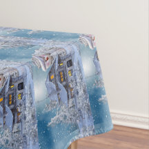 Festa de Natal Winter White Snowman Blue Russ