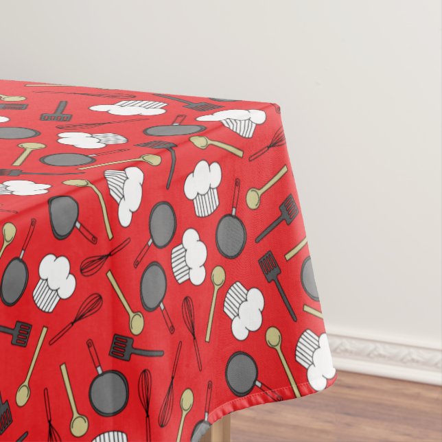 Toalha De Mesa Festa de primeiro aniversario de Cozinhar de Chef (Posição Original)