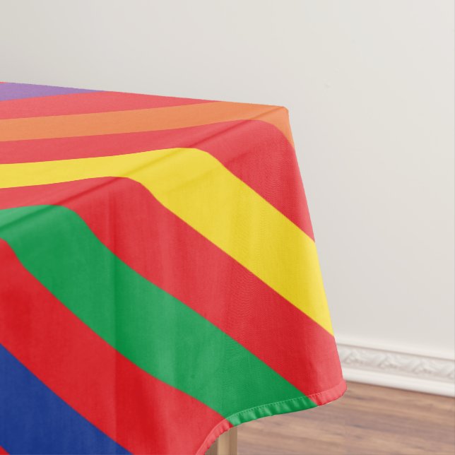 Toalha De Mesa Festa de primeiro aniversario do Arco-Íris-Arco-Ír (Posição Original)