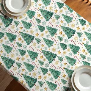 Toalha de mesa festiva de Natal moderna
