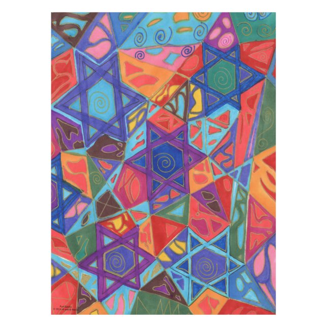 Toalha De Mesa Festivo Hanukkah Tablecloth (Frente)