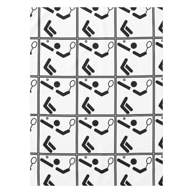 Toalha De Mesa Figura da silhueta do tênis (Frente)