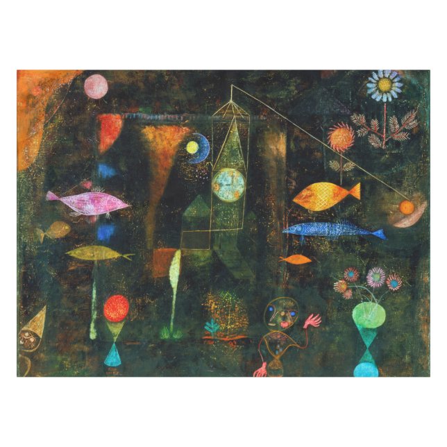 Toalha De Mesa Fish Magic, Paul Klee (Frente (Horizontal))
