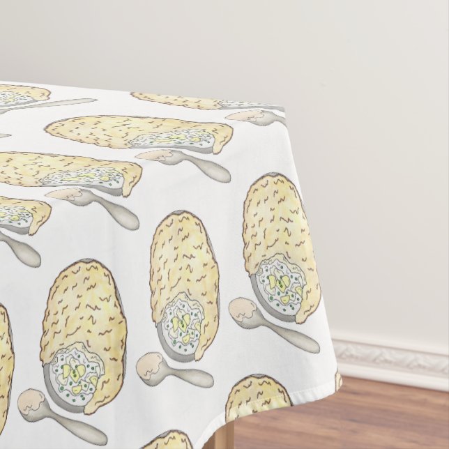 Toalha De Mesa Fish Pie UK British Comida Cozinhar Cuisine (Posição Original)