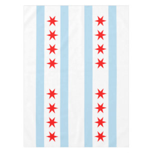 Toalha De Mesa Flag of Chicago, Illinois Tablecloth