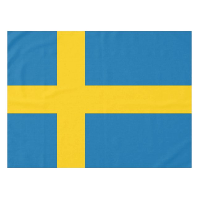 Toalha De Mesa Flag_of_Sweden 6k (Frente (Horizontal))